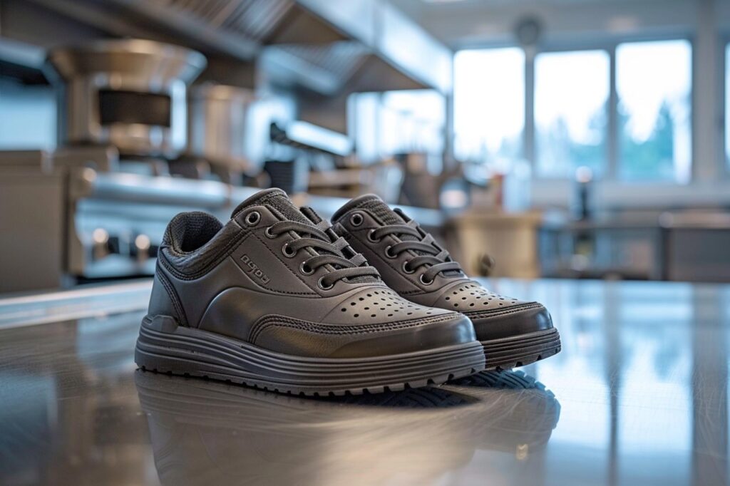 Pourquoi la sécurité est-elle cruciale dans le choix de chaussures de cuisine anti-dérapantes ?