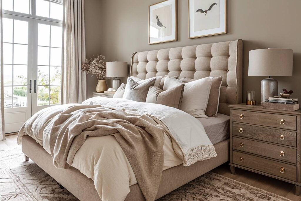 Quelles idées de décoration pour une chambre couleur taupe ?