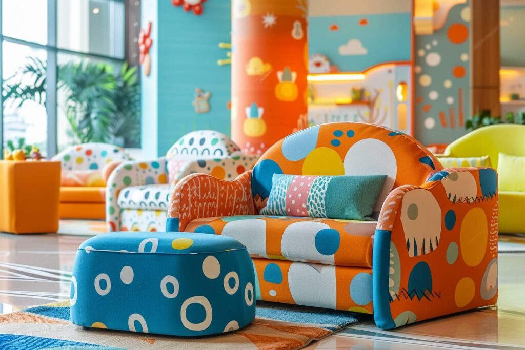 Comment le mobilier enfant peut-il refléter le thème d’un hôtel ?